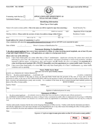 Form 2301 Application for Appointment as Texas Notary Public - Texas, Page 2
