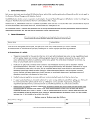 Used Oil Collection Center Application - Utah, Page 4