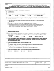 Form DWMRC-02A (AUT) Authorized User Training, Experience, and Preceptor Attestation (For Uses Defined Under 35.300) - Utah, Page 6