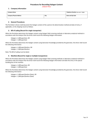 Used Oil Processor/Re-refiner Facility Application - Utah, Page 8