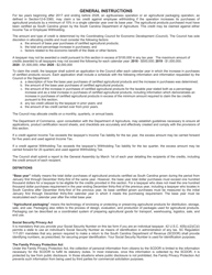 Form WH-1671 Agribusiness Credit Against Employee Withholding - South Carolina, Page 2
