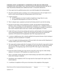 Application for Approval of Ojt/Apprenticeship Programs - Utah, Page 2