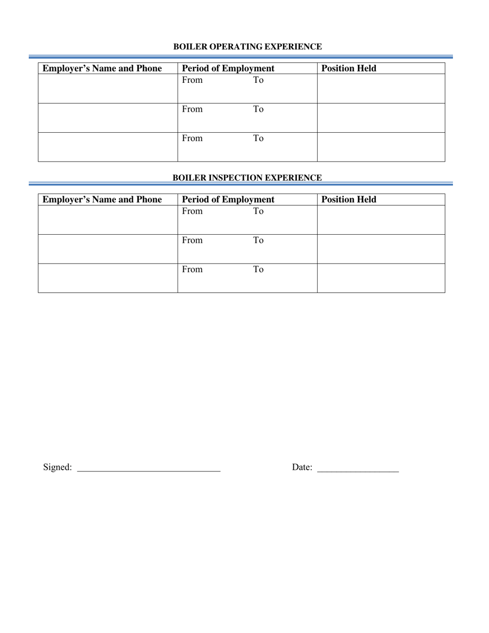 Certificate of Competency Application - Utah, Page 2