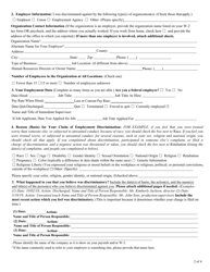 Employment Discrimination Questionnaire - Utah, Page 2