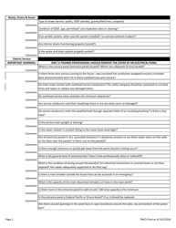 Initial Inspection Checklist for Housing Rehabilitation - Texas, Page 2