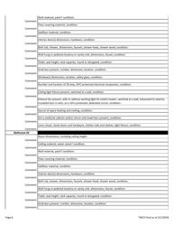 Initial Inspection Checklist for Housing Rehabilitation - Texas, Page 6