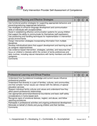 Early Intervention Provider Self-assessment of Competence - Utah, Page 3