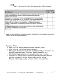 Early Intervention Provider Self-assessment of Competence - Utah, Page 4