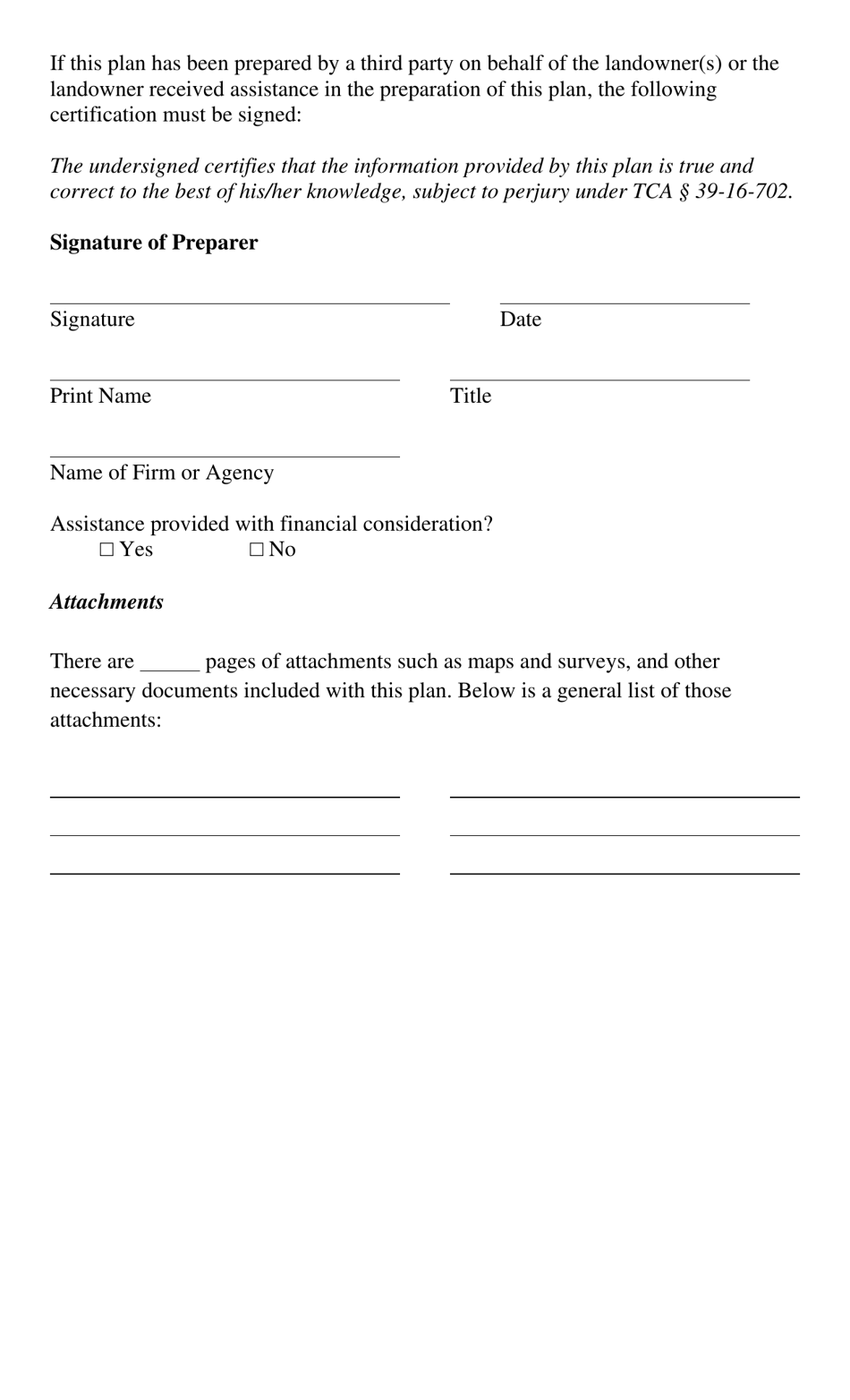 Application for Greenbelt Assessment - Rutherford County, Tennessee, Page 14