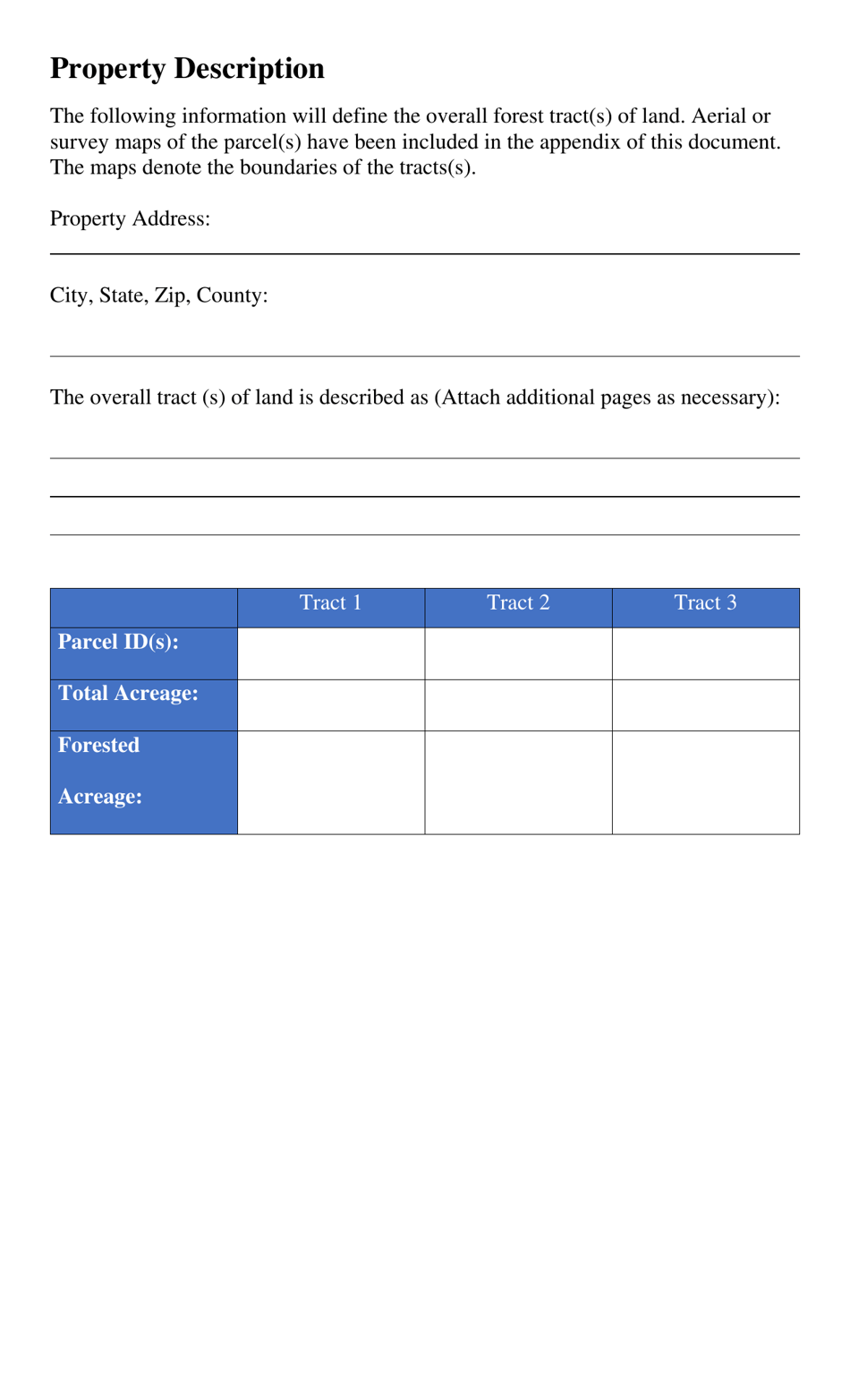 Application for Greenbelt Assessment - Rutherford County, Tennessee, Page 4