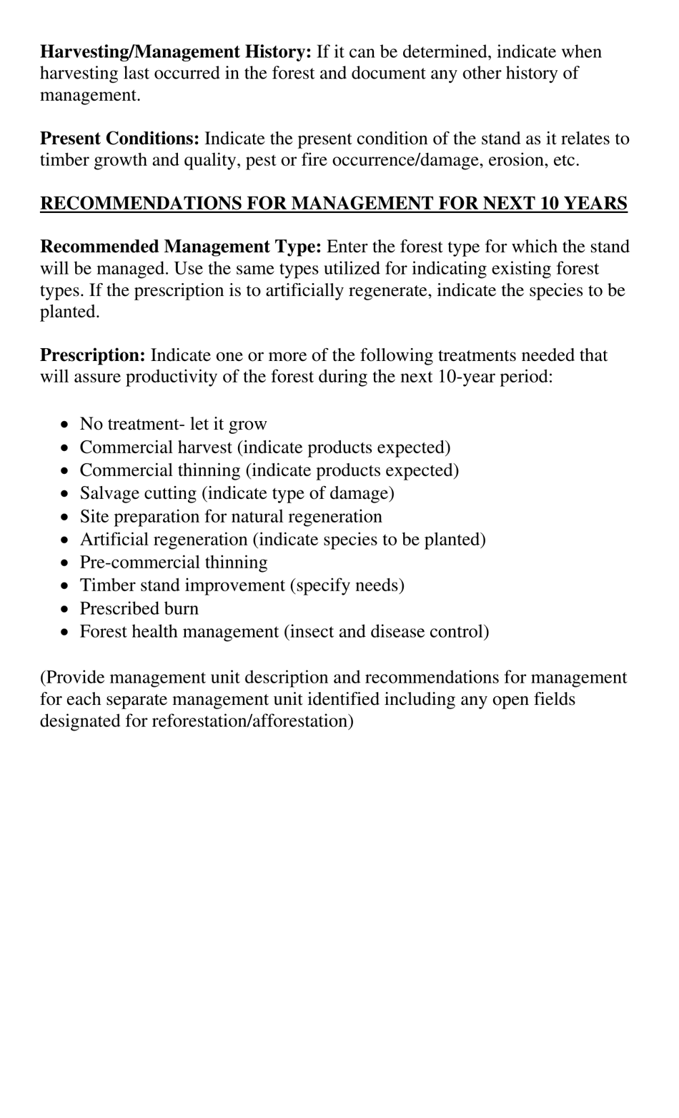 Application for Greenbelt Assessment - Rutherford County, Tennessee, Page 8