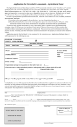 Application for Greenbelt Assessment - Claiborne County, Tennessee, Page 3