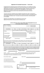 Application for Greenbelt Assessment - Van Buren County, Tennessee, Page 3