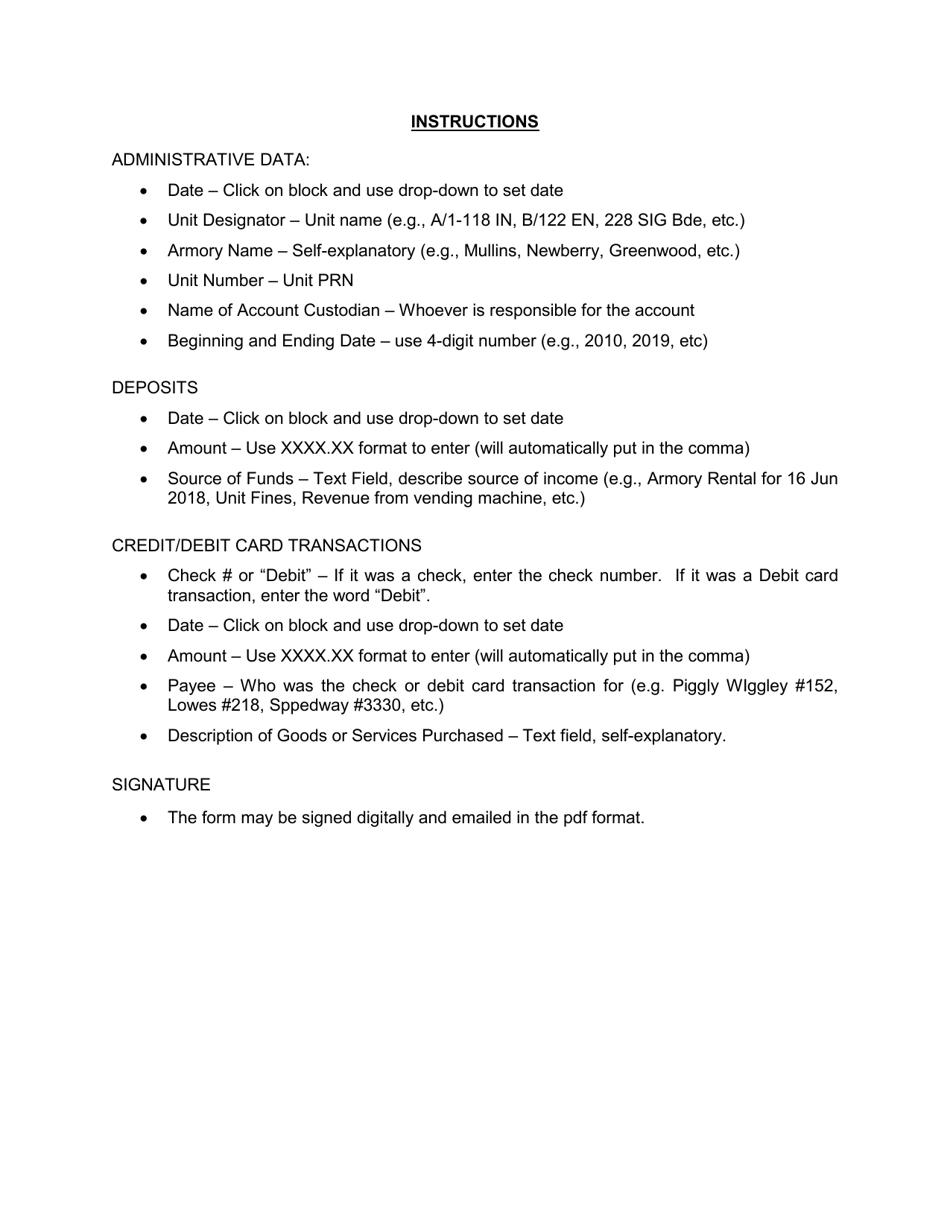 Annual Accounting Report - South Carolina, Page 4