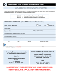 Municipal Roster Reinstatement Application - Oregon, Page 5