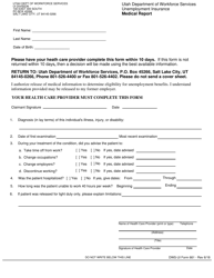 DWS-UI Form 661 Medical Report - Utah