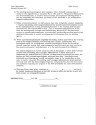 ICPC Form 3 Regulation 7 Order of Compliance for Expedited Placement Decision Pursuant to the Icpc - Utah, Page 4