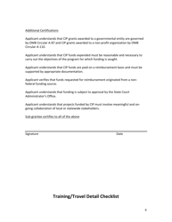 Training Grant Application - Court Improvement Program - South Dakota, Page 6