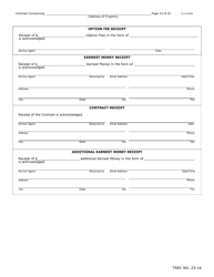 TREC Form 23-16 New Home Contract (Incomplete Construction) - Texas, Page 10