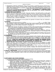 TREC Form 23-16 New Home Contract (Incomplete Construction) - Texas, Page 5
