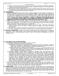 TREC Form 20-15 One to Four Family Residential Contract (Resale) - Texas, Page 6