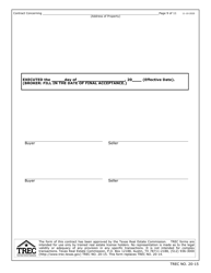 TREC Form 20-15 One to Four Family Residential Contract (Resale) - Texas, Page 9