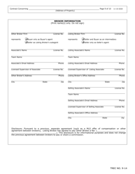 TREC Form 9-14 Unimproved Property Contract - Texas, Page 9