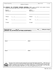 TREC Form 30-14 Residential Condominium Contract (Resale) - Texas, Page 8