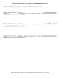 Firm Headquarters Registration Form - Texas, Page 2