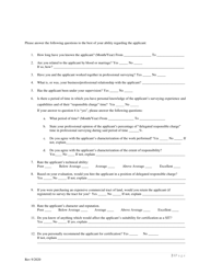 Reference Waiver Form - Sit Applicant - Texas, Page 2