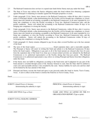 Form CF-1 Commercial Facility Bond - Texas, Page 2