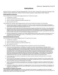 Form W-3X Application for an Extension of Deadline for Plugging an Inactive Well - Texas, Page 2