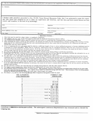 Form W-6 Communication or Packer Leakage Test - Texas, Page 2