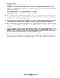 CNG Form 1001M Application for Cng Container Manufacturer Registration - Texas, Page 4