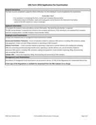 CNG Form 1016 Application for Examination - Texas, Page 2