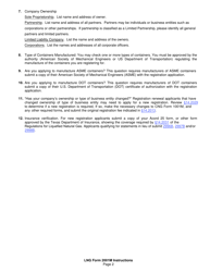 LNG Form 2001M Application for Lng Container Manufacturer Registration - Texas, Page 4