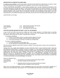 LNG Form 2025 Application and Notice of Exception to the Regulations for Liquefied Natural Gas - Texas, Page 3