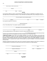 LPG Form 25 Application and Notice of Exception to the Lp-Gas Safety Rules - Texas, Page 5