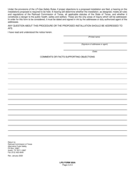 LPG Form 500A Notice of Proposed Lp-Gas Installation - Texas, Page 2