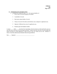 Form SMRD-5C Application for an in-Situ Coal Gasification Permit - Texas, Page 3
