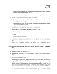 Form SMRD-5C Application for an in-Situ Coal Gasification Permit - Texas, Page 5