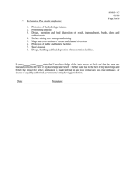 Form SMRD-1C Application for Coal Mining Operations Permit - Texas, Page 9