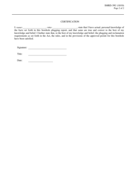 Form SMRD-39U Borehole Plugging Report - Texas, Page 2