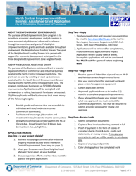 Document preview: North Central Empowerment Zone Business Assistance Grant Application - City of Philadelphia, Pennsylvania