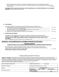 Form PGC-707-LE Application for Disabled Person to Use a Vehicle as a Blind - Pennsylvania, Page 5