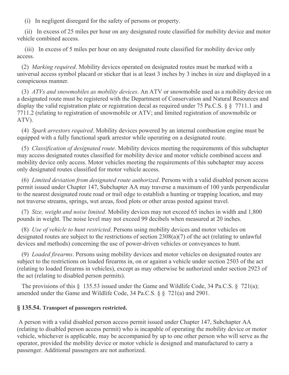 Form DPAP / SGL PGC-12 Disabled Person Access Permit - State Game Lands Permit Application - Pennsylvania, Page 5