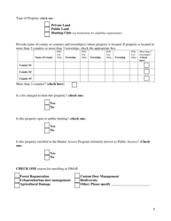 Form PGC-710-WM Regular Landowner/Lessee Application - Pennsylvania, Page 2