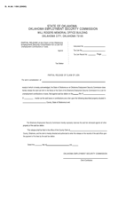 Form S.A.&amp; I.158 Partial Release of Claim of Lien - Oklahoma