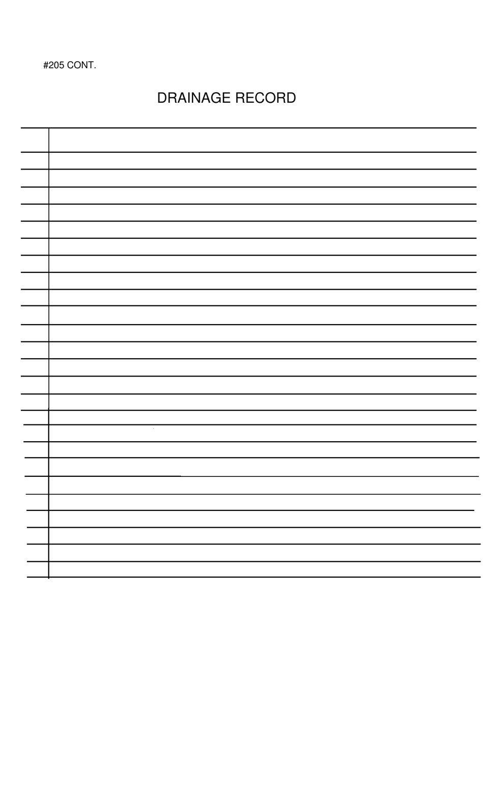 Form S.A. I.205 Drainage Record - Oklahoma, Page 2