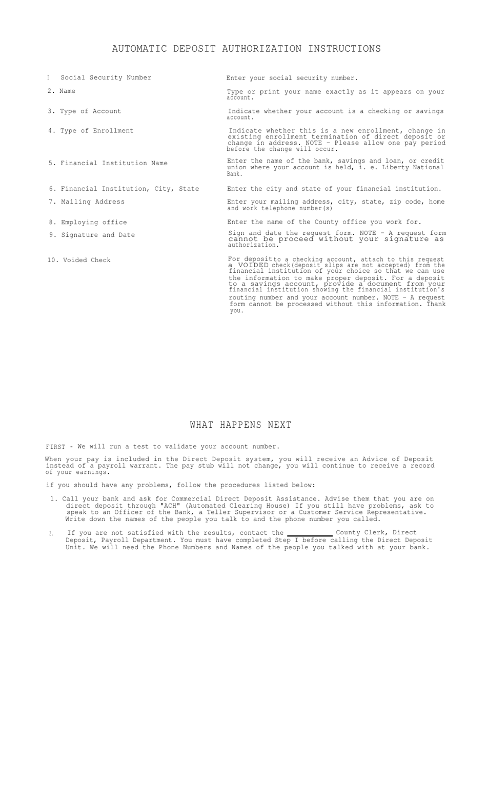 Form S.A. I.4072 Automatic Deposit Transmittal - Oklahoma, Page 2